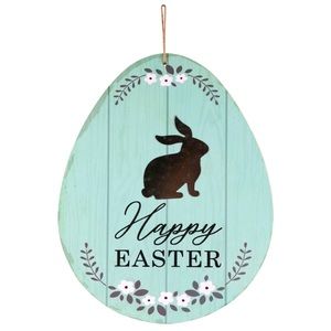 Rustic Farmhouse Happy Easter Wall Sign Home Office Decor